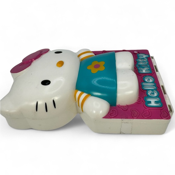 Vintage 1999 Sanrio HELLO KITTY Shaped Plastic PEN & PENCIL Storage Box 8" Case - Picture 4 of 9